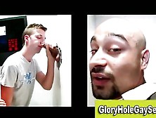 Chick Convinces Straight Amateur To Go For Gay Gloryhole
