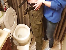 My Gf Holds My Dong And Helps Me Pee Pissing