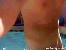 Sexy Amateurs Having Fun In Their Pool Fun Experience