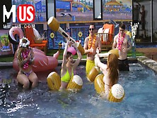 Jerkaoke Summertime Orgy - Featuring Madison Morgan,  Rosalyn Sphinx,  And More!