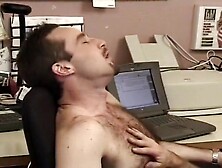 Hairy Bear Coworkers In Office Sex