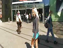 Blonde And Her Man Love Public Sex