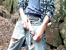 Edging Session In The Woods In My Wild Denim #1