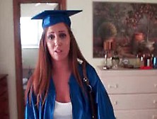 Sexy Girlfriend Gets Fucked To Orgasm On Her Graduation