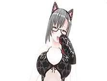 3D Hentai Neko Girl Has A Gorgeous Orgasm And Does Ahegao