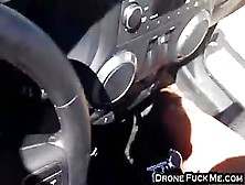 Mercedes Carrera Getting Filmed By A Drone