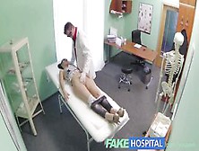 Fakehospital Glamorous English Patient Screams With Fun As Doctor Slips His Inches Inside Her