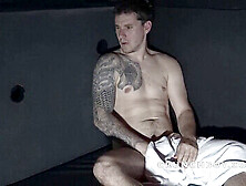 French Jock Pounded By A Dominant Top In A Traditional Sauna Setting