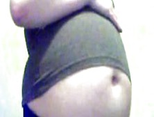 Girl's Belly Inflates To A Large Size