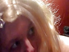 Sexy Blonde Blowjob Sucks Bbc