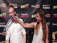 Pornhub Aria Nasty Show Audience Interviews At Just For Laughs F