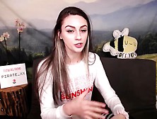 Shy Amateur Brunette Teen On Homemade Webcam