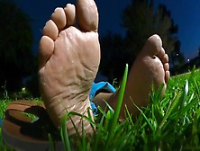Long Night In The Park Part One - Asmr Feet Rubbing