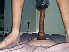 Fucking My Ass And Squirting On A Big Dildo