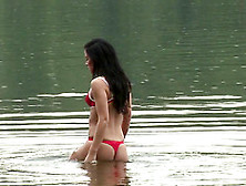 Next To A Lake A Teen Slut Gets Pounded By A Lucky Old Dude