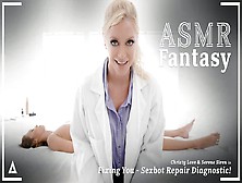 Asmr Fantasy - Hyper Real Sexbot Christy Love Squirts All Over Lesbian Technician Serene Siren