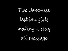 Japanese Lesbian Massage