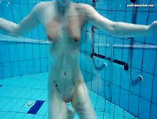 Gigantic Boobies Teens Liza Bubarek Swimming Nude Into The Pool