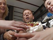 2 Slut Teens Licked And Anal Reamed By Rocco On His Birthday