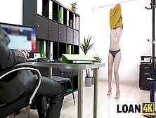 Seduce Loan Officer & Get A New Apartment With Him!