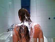 Girl Having A Bath