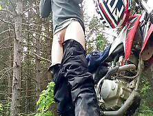 Jerking Off Outdoors On A Mess Bike Ride And Cumming Numerous Times!
