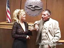 Blonde Bitch Bianca Pureheart Motivates Her Lawyer To Get He...