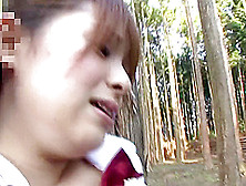 B2K2303-A School Girl Who Can't Stand It On Her Way Home From School And Gets Fucked By A Park Manager
