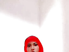 Hijab Tsgirl Maid Cosplay Anal Masturbation 1
