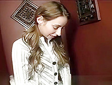 Slutty Teen Goes To Church To Pray To Her Priest Big Dick