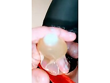 Erika Oak Piss And Cum In Fleshlight With Condom On