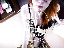 Cum On The Glasses Of A Redhead,  Slut Loves Blowjobs - Mollyredwolf