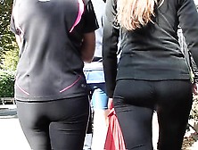 Bootylicious Babes In Black Get Their Luscious Asses Stalke