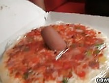 Pizza With Cock For Plumper