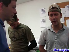 Campus Twink Assfucked During Hazing