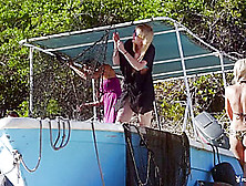 Khlou0413U00Ab And Stefanie In Shipwrecked - Playboyplus