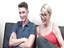 Big Tits Mature Blonde Will Have Sex With A Young Guy On Camera