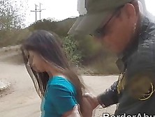 Petite 18Yo Beauty Does Not Scape From The Border Patrol