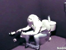 Blonde Babe Masturbating In Comfort Room Caught On Camera