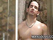Felix Stulbach: Handsome Latino Dude Shower Masturbation