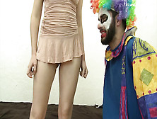 Nickey Huntsman’S Hairy Pussy Gets Fucked By A Clown