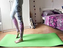 You Secretly Watched Her Doing Yoga And She Decided To Tease You With A Cute Dance