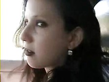 Goth Violet Gets Banged In Backseat
