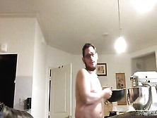 Chubby Gay Dude With Beard And Glasses Loves Teasing And Fucking