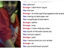 Omegle Hot Girl Shows Her Big Tits And Ass