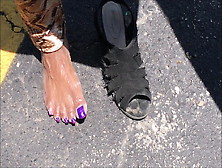 Hood Milf Purple Toes