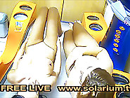 Solarium Cam 2 Girls Masturbates On Real Live Voyeur Solarium