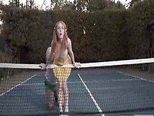Squirting Redhead Girl Gets Fucked Hard By Her Tennis Coach