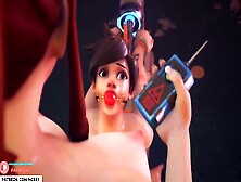 Bdsm Overwatch Fuck Machine Tracer And Brigitte Uncensored 60 Fps High Quality