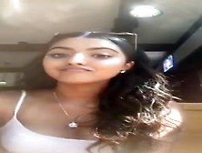 Indian Girl Talking On Livestream